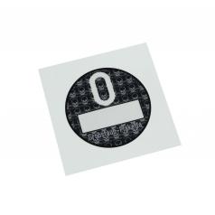 Grobstaub-Plakette schwarz Trabant