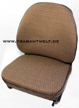 Sitzbezüge braun Textil Originalmuster Trabant 601 / 1.1 