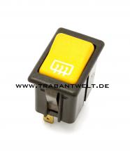 Schalter für Heckscheibenheizung gelb IFA Trabant 601/1.1