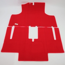 Bodenmattensatz Fahrgastzelle Trabant 601 rot Einzelstück